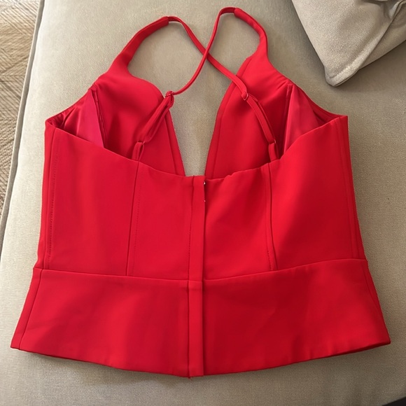 Red formal top - Picture 2 of 4